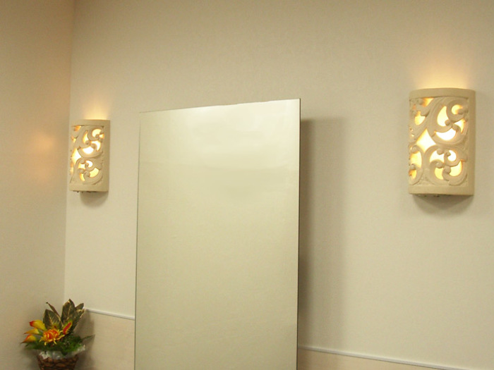 パリマナン石製カービングランプ【45577】 /アジアン雑貨・バリ雑貨