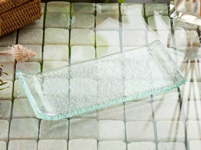 バリガラス マルチトレー【49009】 /アジアン雑貨・バリ雑貨