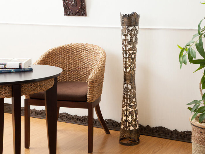 アイアンカービングスタンドライト [ディアボロ / 2灯式]【50442