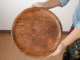 木製皿でカフェのようなおしゃれな食卓に  木製チークピザプレート / 35cm【50819】