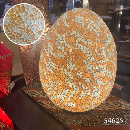 モザイクエッグ卓上アートランプ [4色展開]【53223lm】 /アジアン雑貨