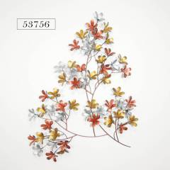 アイアン製プルメリアウォールデコレーション【53755ig】 /アジアン