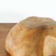温もりと遊び心あふれる食卓に  木製チークサラダボウル【53786】