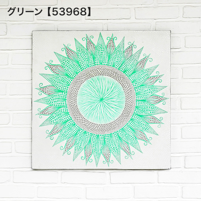 ドットアートパネル バリ絵画 70cm×70cm [3タイプ展開]【53967ig