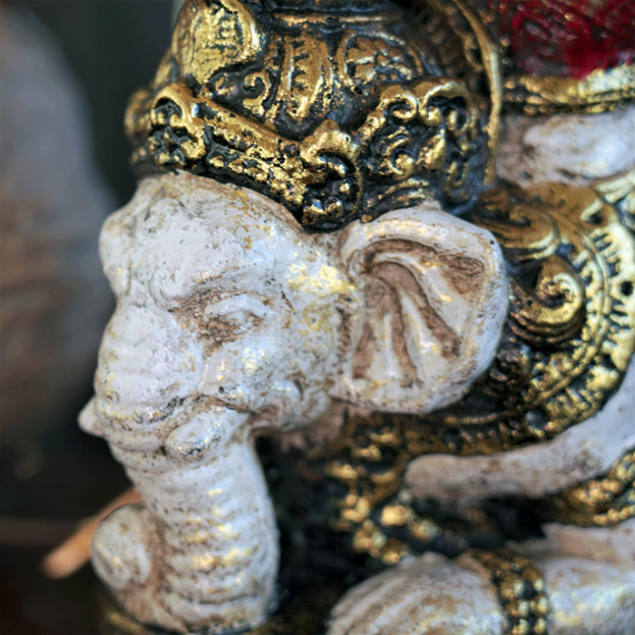 逆立ちガネーシャ レジン製卓上オブジェ【54132】 /アジアン雑貨・バリ雑貨