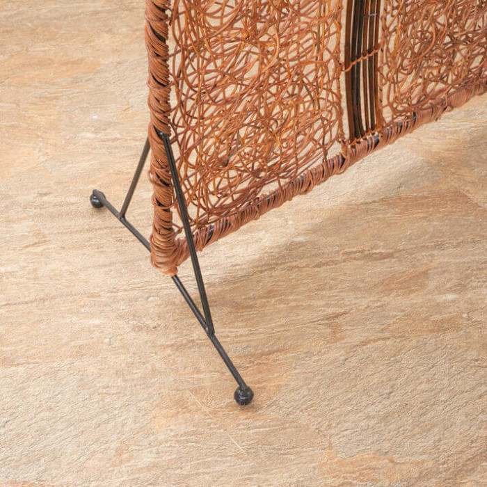 ラタンスクリーン　バリ家具　リゾートインテリア　間仕切り　アジアンパーテーション アジアン家具 パーテーション パーティション 衝立 おしゃれ チーク