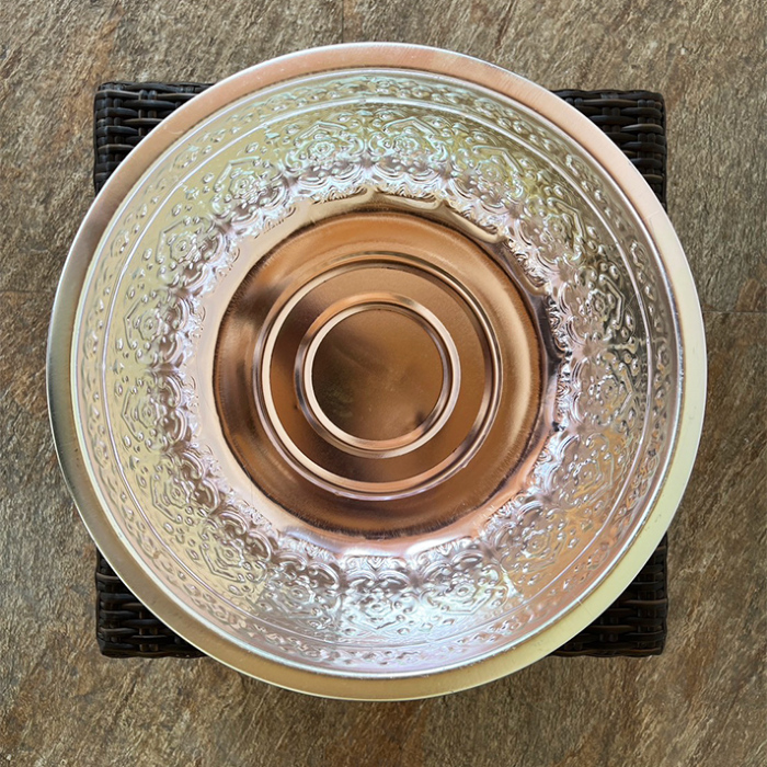 アルミ製 フットバス ボウル【54832】 /アジアン雑貨・バリ雑貨