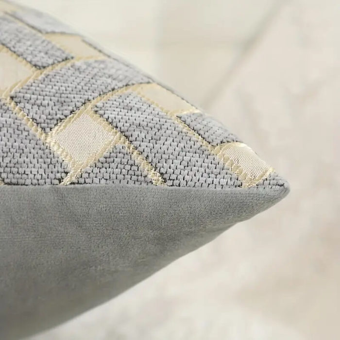 AAYU チェック柄クッションカバー 45cm 10SET fabrizm クッションカバー 中身付き 45×45 座布団カバー 45角