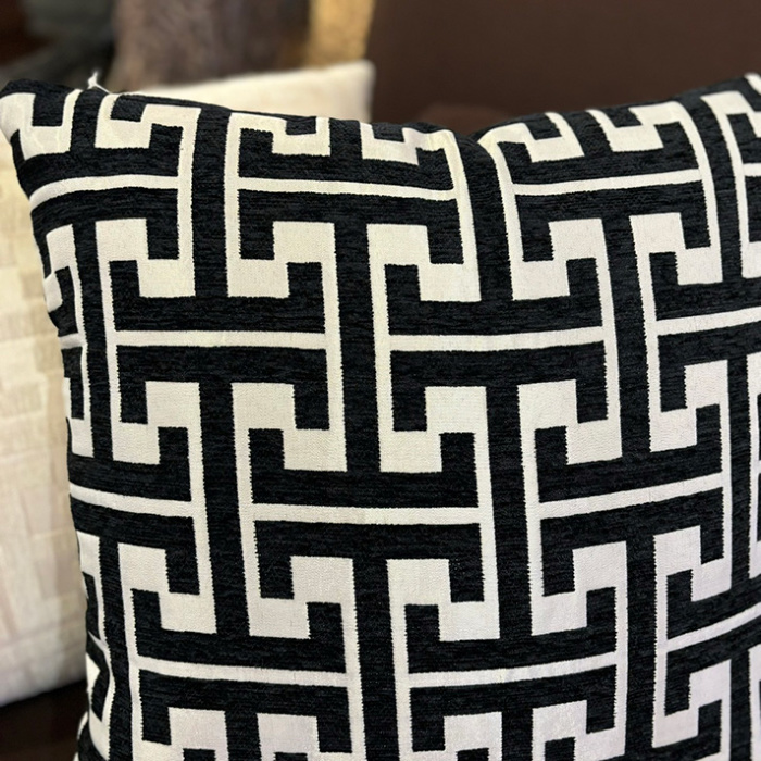 幾何学模様 クッションカバー 45×45cm 【90014】 /アジアン雑貨・バリ雑貨