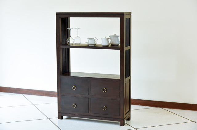 レトロシェルフ　モダン　オールド棚 家具 バリ家具 アジアン雑貨 アジアンな格子がとってもお洒落なマルチラック。収納力も抜群