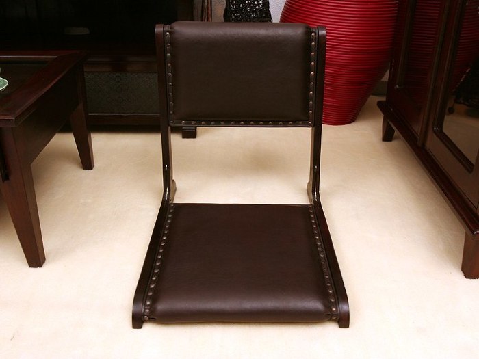 材質おしゃれ　座椅子　和室　アジアン　3