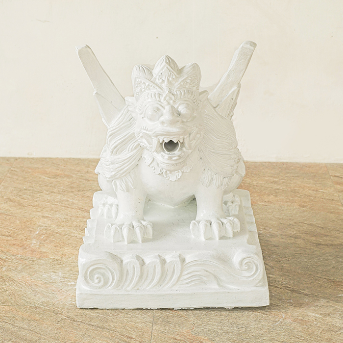 限定1台】シンガ像 ガルーダ ファウンテン 噴水 オブジェ 置物 屋外 庭