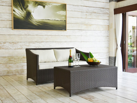 屋内外で利用可能なラタンローテーブル/アジアン家具・バリ家具